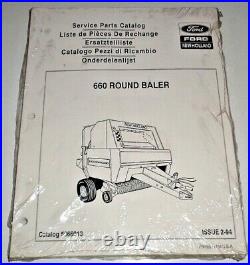 New Holland 660 Round Baler Parts Catalog Manual Book 2/94 NH ORIGINAL! NOS