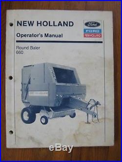 New Holland 660 Round Baler operators manual