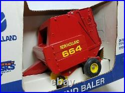 New Holland 664 Round Baler By Scale Models Ertl 1/16 Scale Farm Toy