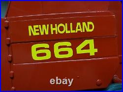 New Holland 664 Round Baler By Scale Models Ertl 1/16 Scale Farm Toy