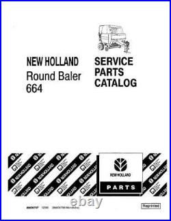 New Holland 664 Round Baler Parts Catalog
