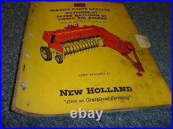 New Holland 67 Super Hayliner Twine Tie Baler Parts Catalog Manual 10-60 xz