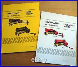 New Holland 68 Hayliner Baler Operator's AND Parts Manual Catalog Book NH