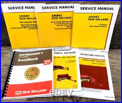 New Holland 68 Square Baler Service Manual Parts Catalog Operators Repair Shop