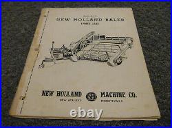 New Holland 76 Baler Parts List Catalog Manual