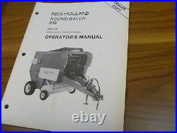 New Holland 848 Round Baler Owner Operator Manual User Guide 9-87