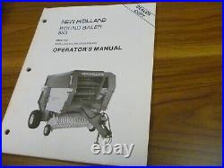 New Holland 853 Round Baler Owner Operator Manual User Guide 9-87
