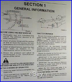 New Holland 855 Round Baler S/N 706837- Owner's Operator's Manual 42085517 8/89