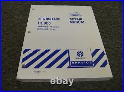 New Holland BB900 Square Baler Pressing Tying Shop Service Repair Manual