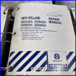New Holland BB930A BB940A BB950A BB960A Repair Manual