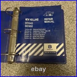 New Holland BB940 BB960 Hay Baler Service Repair Manual COMPLETE