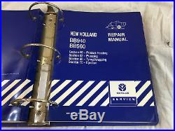 New Holland BB940 BB960 Square Baler Shop Repair Service Manual OEM