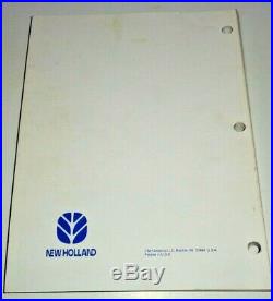 New Holland BB940A BB950A BB960A Baler Operators Maintenance Manual Original! NH