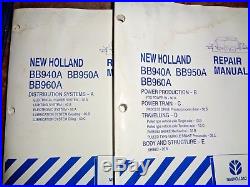 New Holland BB940A BB950A BB960A Baler Service Shop Repair Manual Original! NH