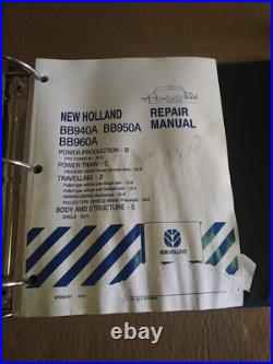 New Holland BB940A BB950A BB960A Balers Service Repair Manual 6/04