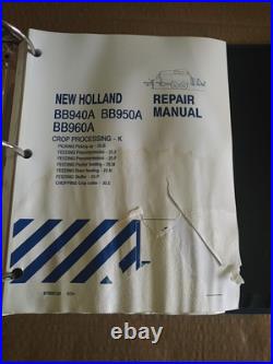 New Holland BB940A BB950A BB960A Balers Service Repair Manual 6/04