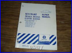 New Holland BB950A BB960A Baler Crop Processing Shop Service Repair Manual