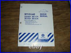 New Holland BB950A BB960A Baler Processing Pressing Shop Service Repair Manual