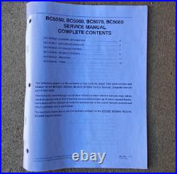 New Holland BC5050 BC5060 BC5070 BC5080 Baler Repair Service Manuals 84215808