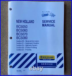 New Holland BC5050 BC5060 BC5070 BC5080 Baler Repair Service Manuals 84215808