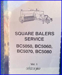 New Holland BC5050 BC5060 BC5070 BC5080 Baler Repair Service Manuals 84215808