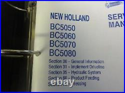 New Holland BC5050 BC5060 BC5070 BC5080 Square Balers Repair Manual