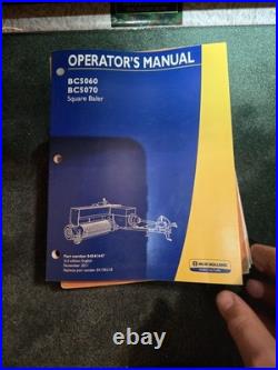 New Holland BC5060/BC5070 Small Square Baler Operator's Manual Oem Original