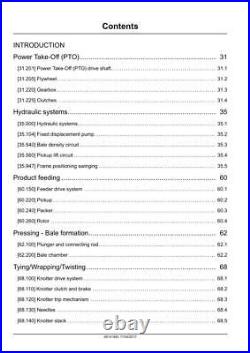 New Holland BC5060, BC5070 Small Square Baler Service Manual Repair Shop Book New Holland BC5060, BC5070 Small Square Baler Service Manual Repair Shop Book