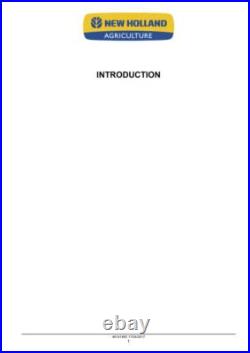New Holland BC5060, BC5070 Small Square Baler Service Manual Repair Shop Book New Holland BC5060, BC5070 Small Square Baler Service Manual Repair Shop Book