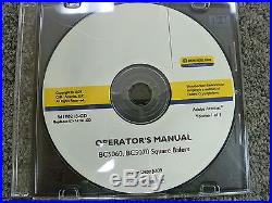 New Holland BC5060 & BC5070 Square Baler Owner Operator Maintenance Manual CD