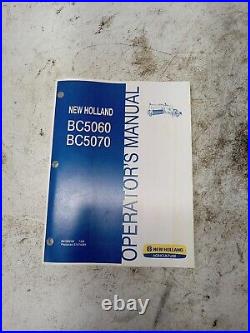 New Holland BC5060 BC5070 Square Baler Owner Operator Manual PN 84190218