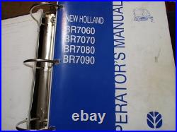 New Holland BR7060/7070/7080/7090 Round Baler Operator's & Repair Manuals