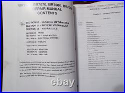 New Holland BR7060/7070/7080/7090 Round Baler Operator's & Repair Manuals