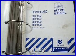 New Holland BR7060/7070/7080/7090 Round Baler Operator's & Repair Manuals