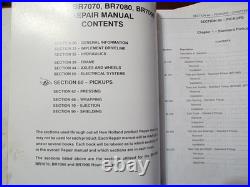 New Holland BR7060/7070/7080/7090 Round Baler Operator's & Repair Manuals