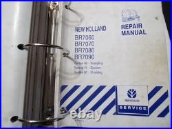 New Holland BR7060/7070/7080/7090 Round Baler Operator's & Repair Manuals