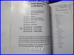 New Holland BR7060/7070/7080/7090 Round Baler Operator's & Repair Manuals
