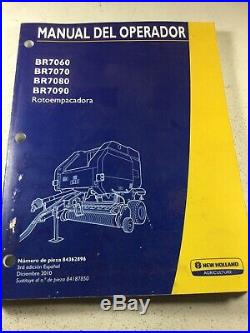 New Holland BR7060, BR7070, BR7080, BR7090 Baler Operators Manual (SPANISH ONLY)