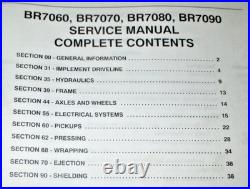 New Holland BR7060 BR7070 BR7080 BR7090 Round Baler Service Repair Manual NH OEM New Holland BR7060 BR7070 BR7080 BR7090 Round Baler Service Repair Manual NH OEM