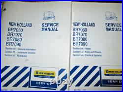 New Holland BR7060 BR7070 BR7080 BR7090 Round Baler Service Repair Manual NH OEM