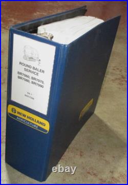 New Holland BR7060 BR7070 BR7080 BR7090 Round Baler Service Repair Manual NH OEM