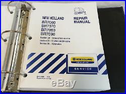 New Holland BR7060 BR7070 BR7080 BR7090 Round Baler Shop Repair Service Manual