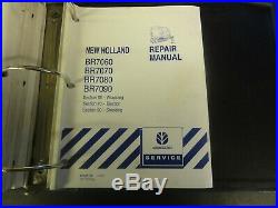 New Holland BR7060 BR7070 BR7080 and BR7090 Round Baler Repair Manual