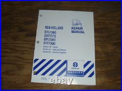 New Holland BR7060 BR7070 Round Baler Frame Electrical Wiring Diagrams Manual