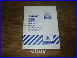 New Holland BR7060 BR7070 Round Baler Hydraulics Shop Service Repair Manual