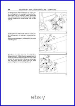 New Holland BR7060, BR7070 Round Baler Service Manual Repair Shop Book