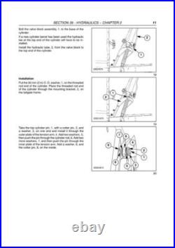 New Holland BR7060, BR7070 Round Baler Service Manual Repair Shop Book