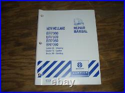 New Holland BR7060 BR7070 Round Baler Wrap Ejection Shop Service Repair Manual