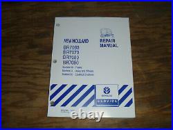 New Holland BR7080 BR7090 Round Baler Frame Electrical Wiring Diagrams Manual