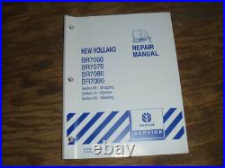 New Holland BR7080 BR7090 Round Baler Wrap Ejection Shop Service Repair Manual New Holland BR7080 BR7090 Round Baler Wrap Ejection Shop Service Repair Manual
